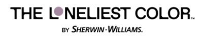 The Loneliest Color by Sherwin-Williams.