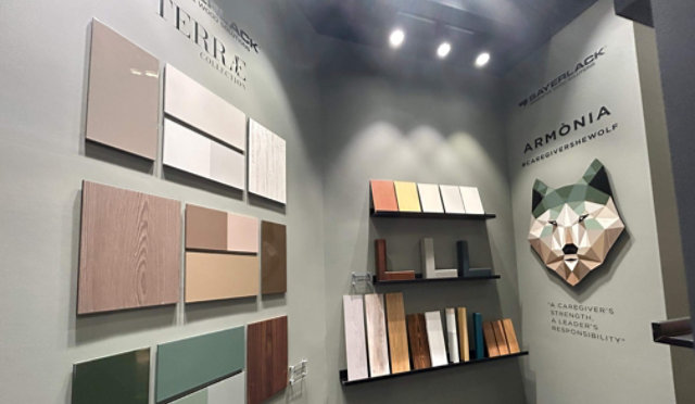 Interzum 2025 trade show Sayerlack panels