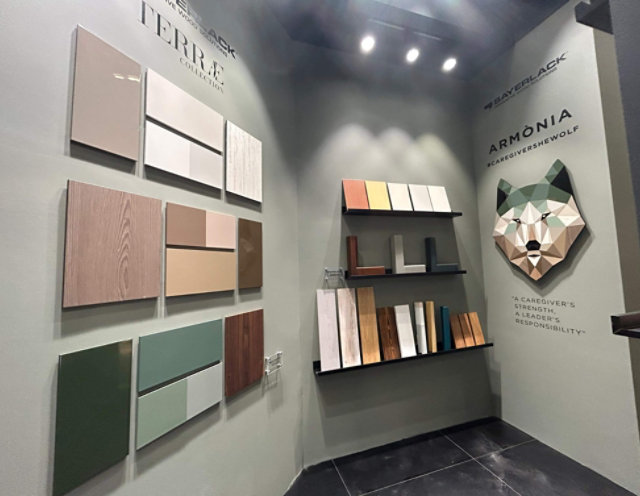 Interzum 2025 trade show Sayerlack panels