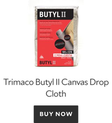 Trimaco Butyl II Canvas Drop Cloth. Buy now.