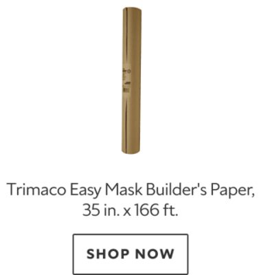 Trimaco Easy Mask Builder's Paper, 35 in. x 166 ft. Shop now.