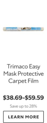 Trimaco Easy Mask Protective Carpet Film. $38.69-$59.59. Save up to 28%. Learn more.