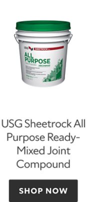 USG Sheetrock All Purpose Ready Mixed Joint Compound. Shop now.