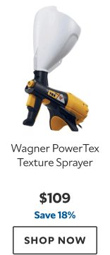 Wagner PowerTex Texture Sprayer. $109. Save 18%. Shop now.