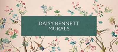 Wallquest wallpaper. Daisy Bennett Murals Collection.
