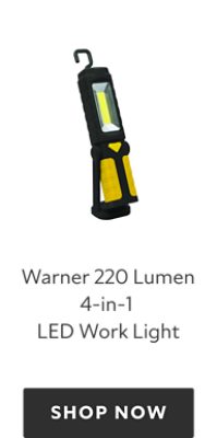 Warner 220 Lumen 4-in-1 LED Work Light. Shop now.