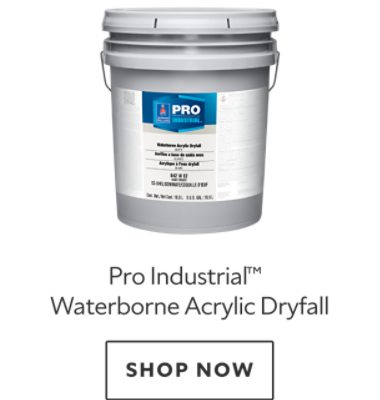 Pro Industrial™ Waterborne Acrylic Dryfall.