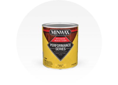 A can of Minwax Interior Wood Stain.