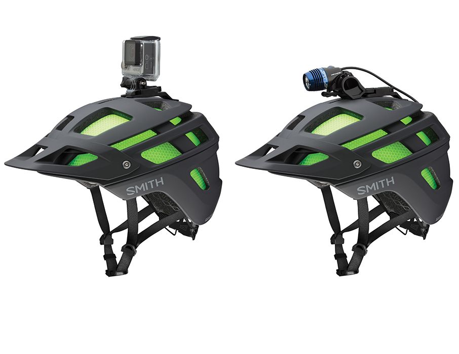 bike helmet with gopro mount built in