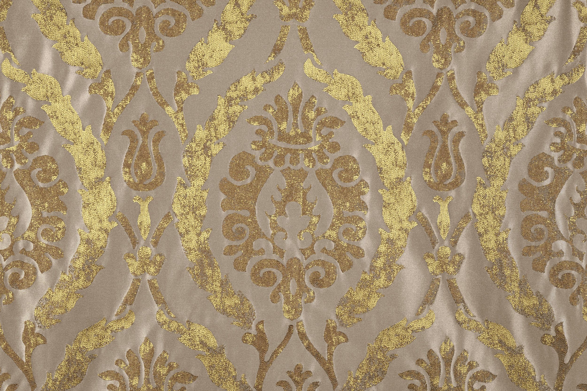 Scalamandre Gold Leaf Gold Metal Wallpaper