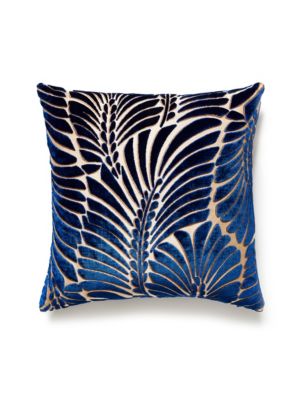 PLUMES SILK VELVET PILLOW