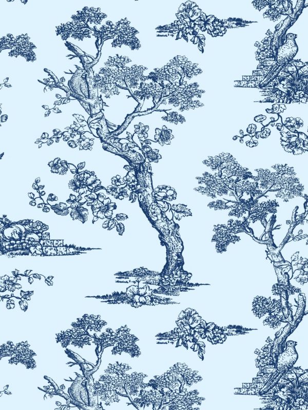 Countryside Toile in Blue