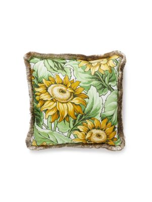 SUNFLOWER PRINT PILLOW