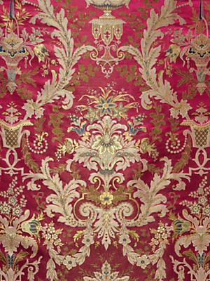 Bold Burgundy Floral Vinyl - 1819 Bold Burgundy Floral Vinyl - 1819