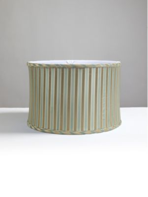 SHIRRED STRIPE DRUM SHADE