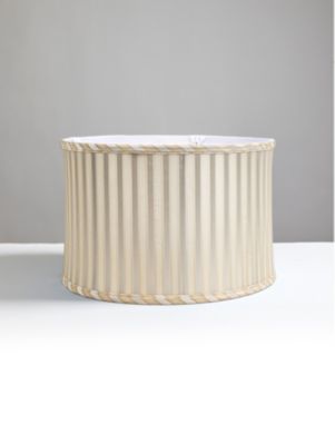SHIRRED STRIPE DRUM SHADE