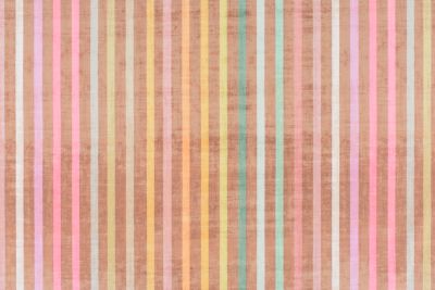 GRAND STRIPE PRINTED VELVET