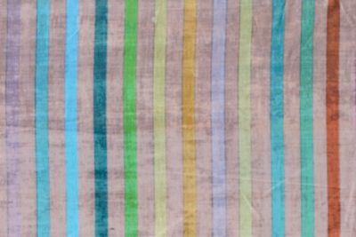 GRAND STRIPE PRINTED VELVET