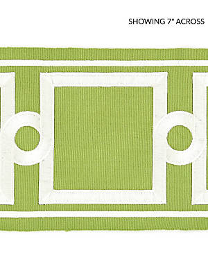 SQUARE LINK EMBROIDERED TAPE