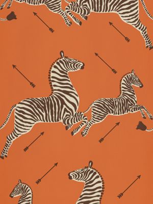 ZEBRAS - WALLPAPER - TRIMMED