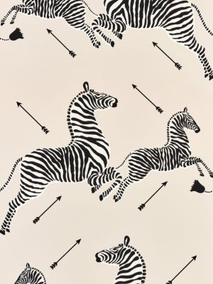 ZEBRAS - WALLPAPER - TRIMMED