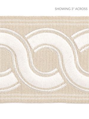 GUILLOCHE EMBROIDERED TAPE