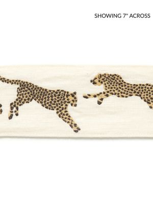 LEAPING CHEETAH EMBRDRY TAPE