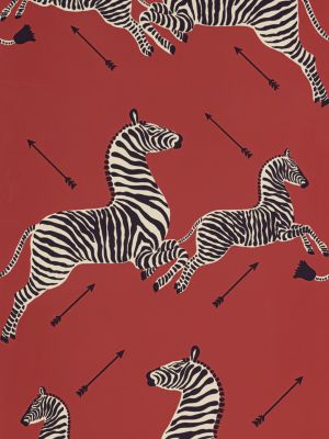 ZEBRAS - WALLPAPER - TRIMMED