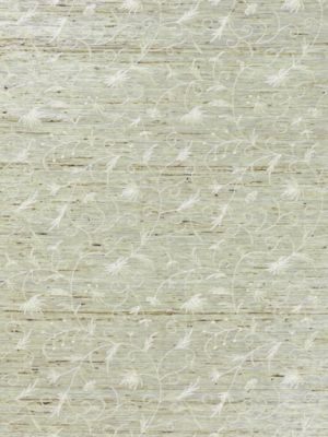 OLIVIA EMBROIDERED GRASSCLOTH