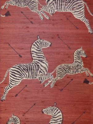 ZEBRAS - GRASSCLOTH