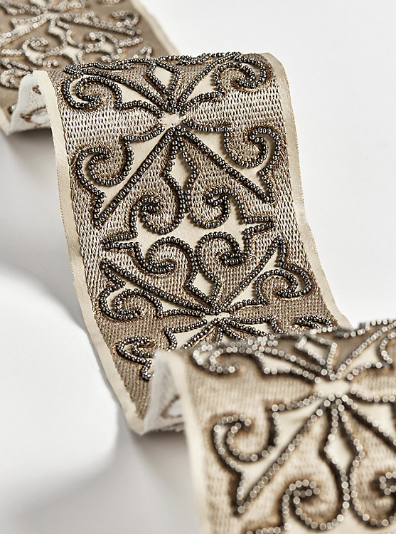 Saxony Embellished Tape in Bronze