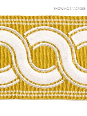 GUILLOCHE EMBROIDERED TAPE