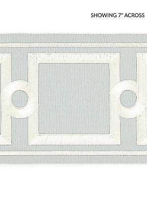 SQUARE LINK EMBROIDERED TAPE