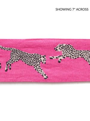 LEAPING CHEETAH EMBRDRY TAPE