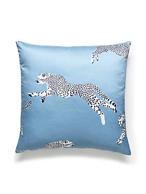 LEAPING CHEETAH PILLOW