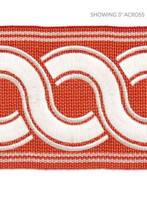 GUILLOCHE EMBROIDERED TAPE
