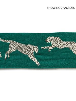 LEAPING CHEETAH EMBRDRY TAPE