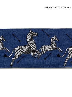 ZEBRAS EMBROIDERED TAPE