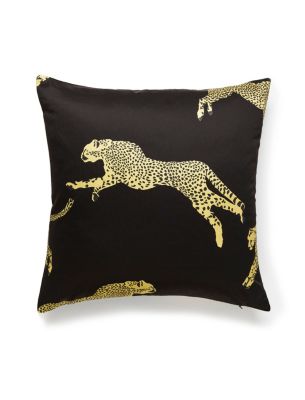 LEAPING CHEETAH PILLOW