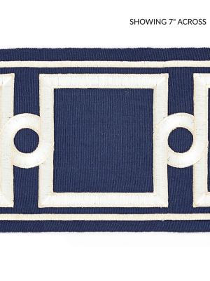 SQUARE LINK EMBROIDERED TAPE