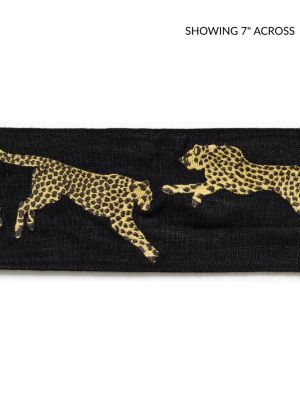 LEAPING CHEETAH EMBRDRY TAPE