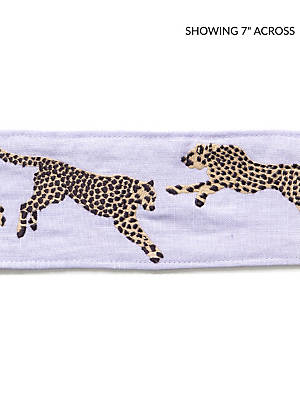 LEAPING CHEETAH EMBRDRY TAPE