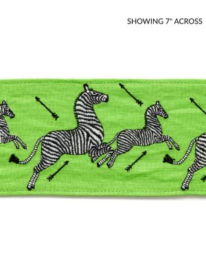 ZEBRAS EMBROIDERED TAPE