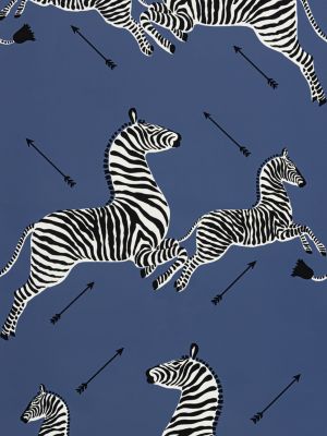 ZEBRAS - WALLPAPER - TRIMMED