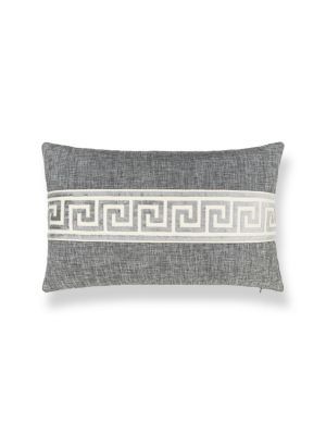 GREEK KEY PILLOW