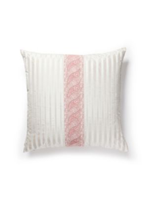 PAISLEY/SHIRRED STRIPE PILLOW