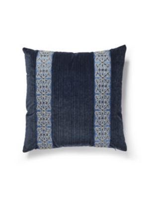 SAXONY/STRIE VELVET PILLOW