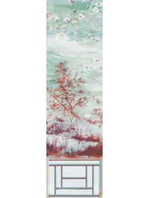 CRESTED CRANE MURAL - PANEL 4