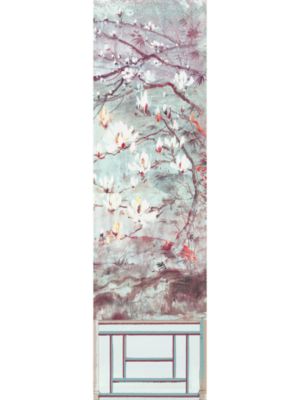 CRESTED CRANE MURAL - PANEL 6