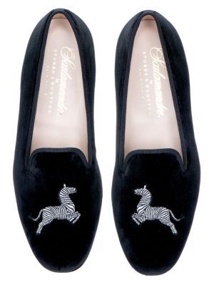 ZEBRA SLIPPER VELVET